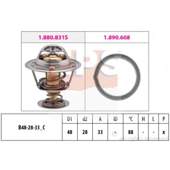 Thermostat d'eau EPS 1.880.831