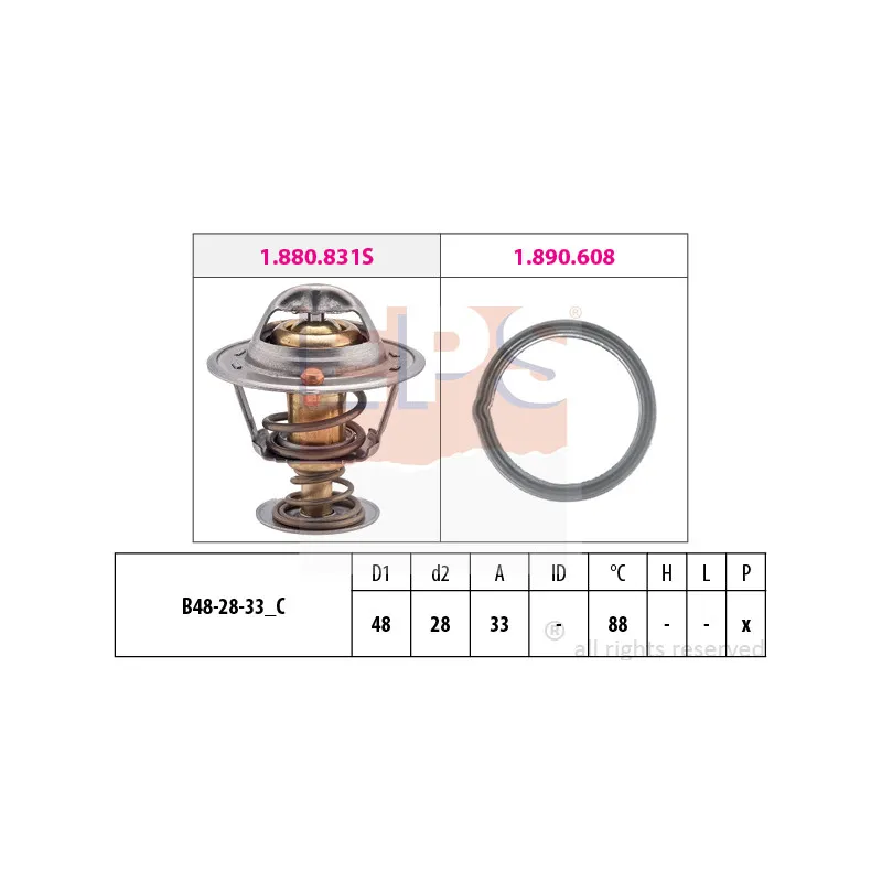 Thermostat d'eau EPS 1.880.831