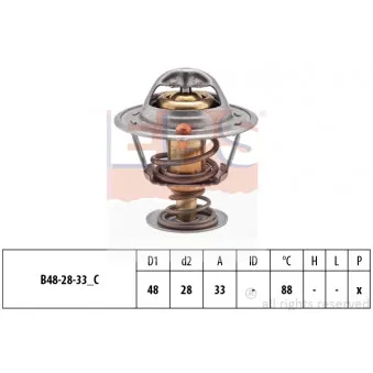 Thermostat d'eau EPS 1.880.831S