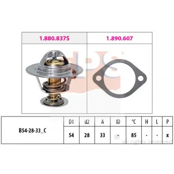 Thermostat d'eau EPS 1.880.838