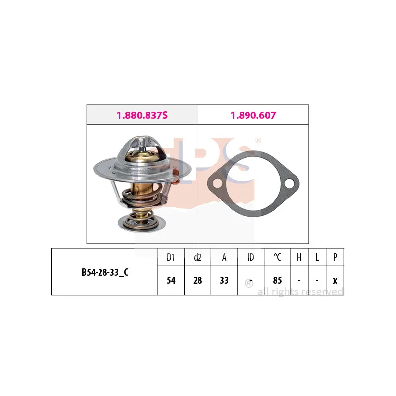 Thermostat d'eau EPS 1.880.838