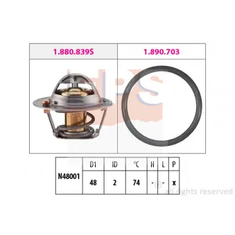 Thermostat d'eau EPS 1.880.840