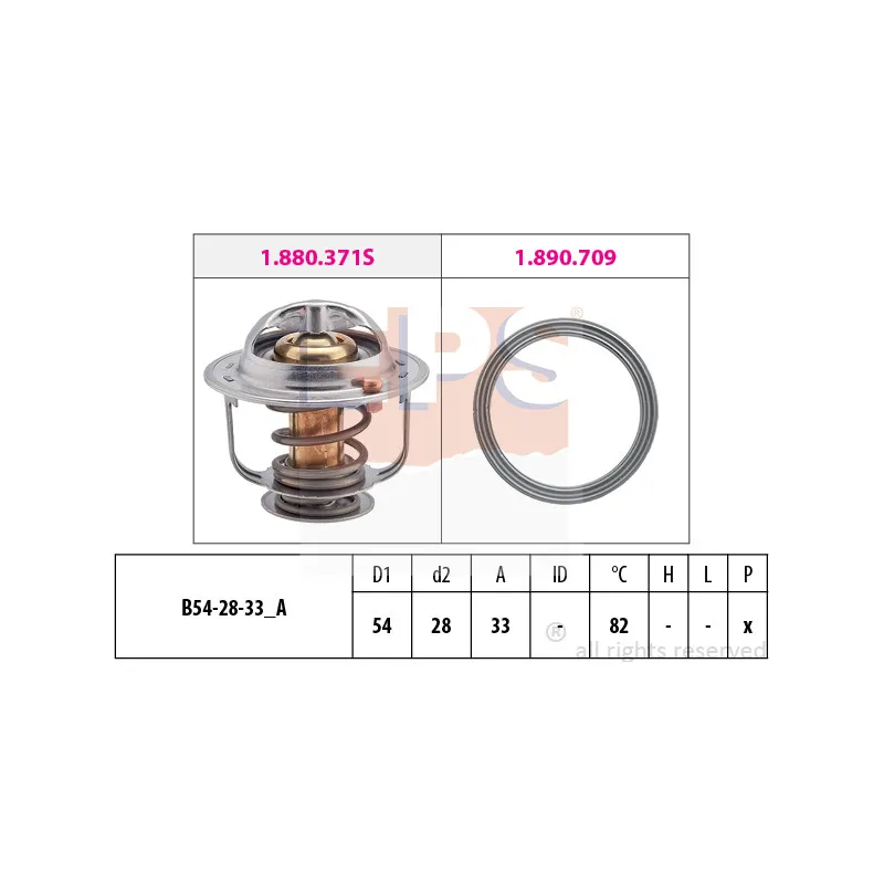 Thermostat d'eau EPS 1.880.845
