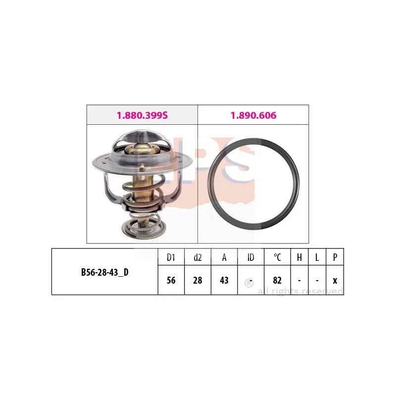 Thermostat d'eau EPS 1.880.848