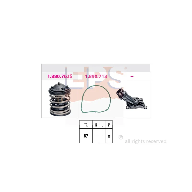 Thermostat d'eau EPS 1.880.851K