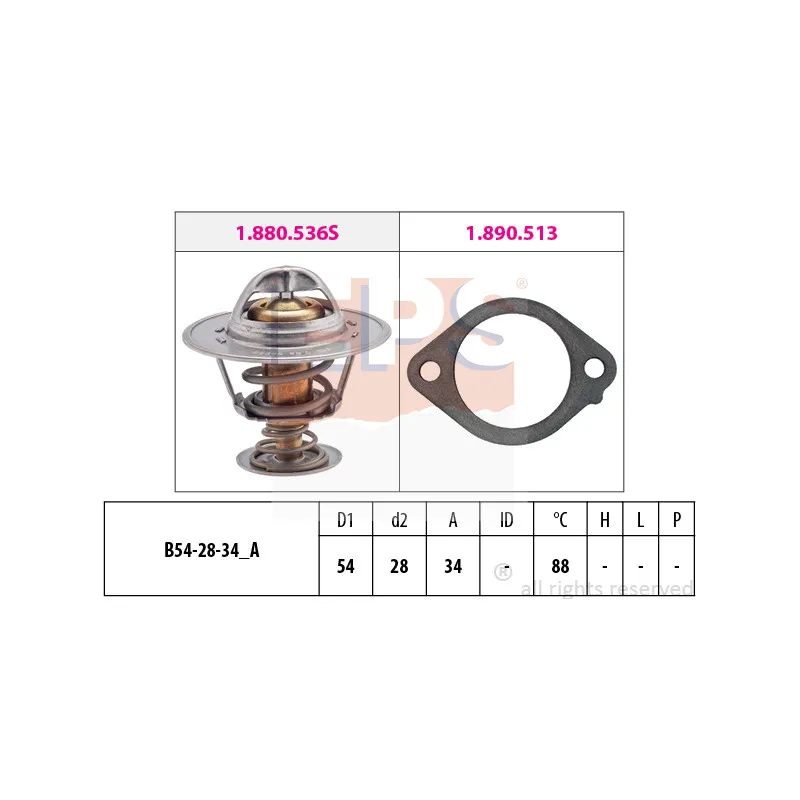 Thermostat d'eau EPS 1.880.869