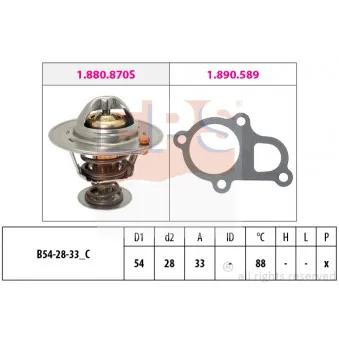 Thermostat d'eau EPS 1.880.870