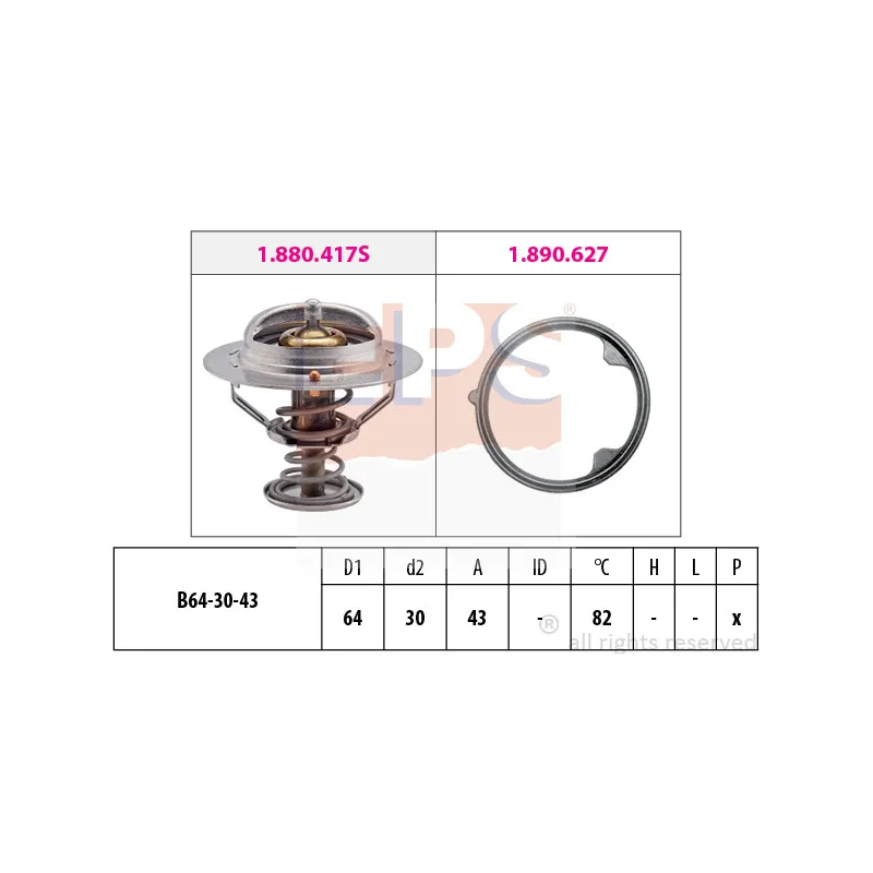Thermostat d'eau EPS 1.880.926