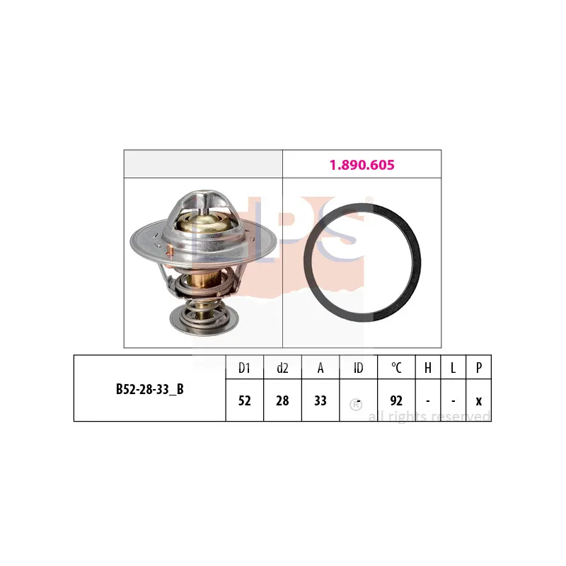 Thermostat d'eau EPS 1.880.928