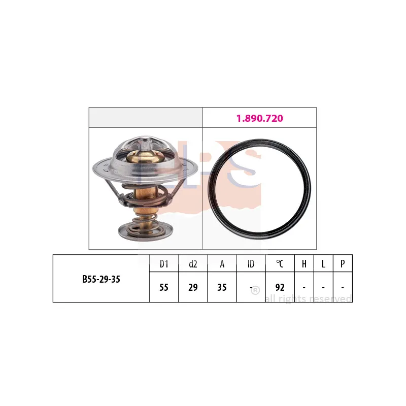 Thermostat d'eau EPS 1.880.945