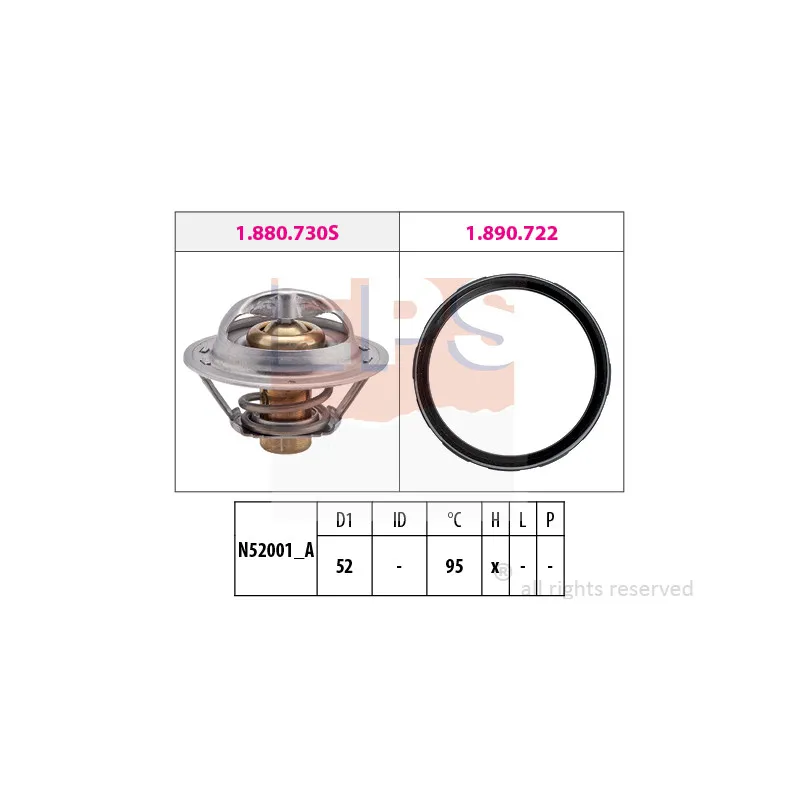 Thermostat d'eau EPS 1.880.946
