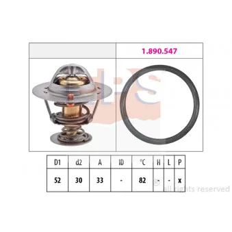 Thermostat d'eau EPS 1.880.947