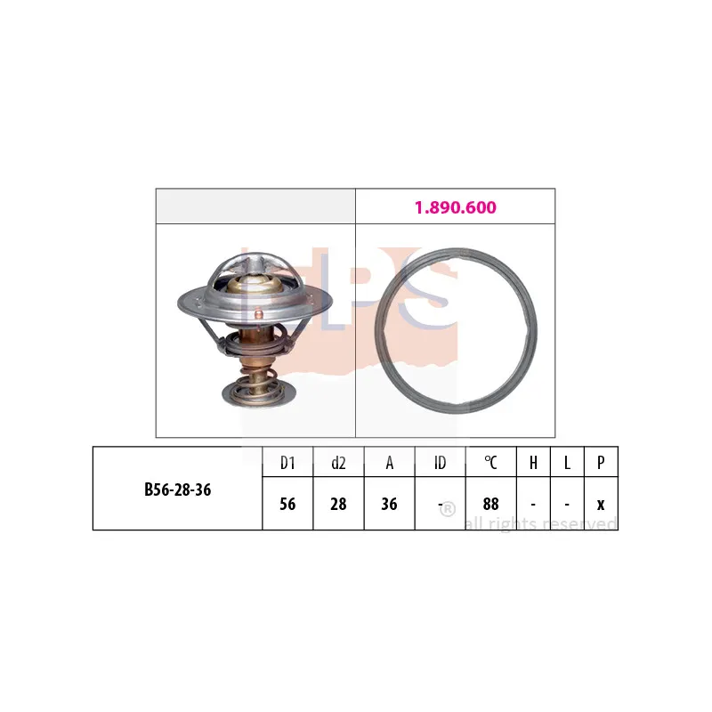 Thermostat d'eau EPS 1.880.948