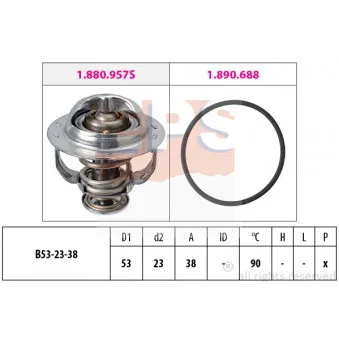Thermostat d'eau EPS 1.880.957