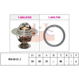 Thermostat d'eau EPS 1.880.971