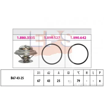 Thermostat d'eau EPS 1.880.980