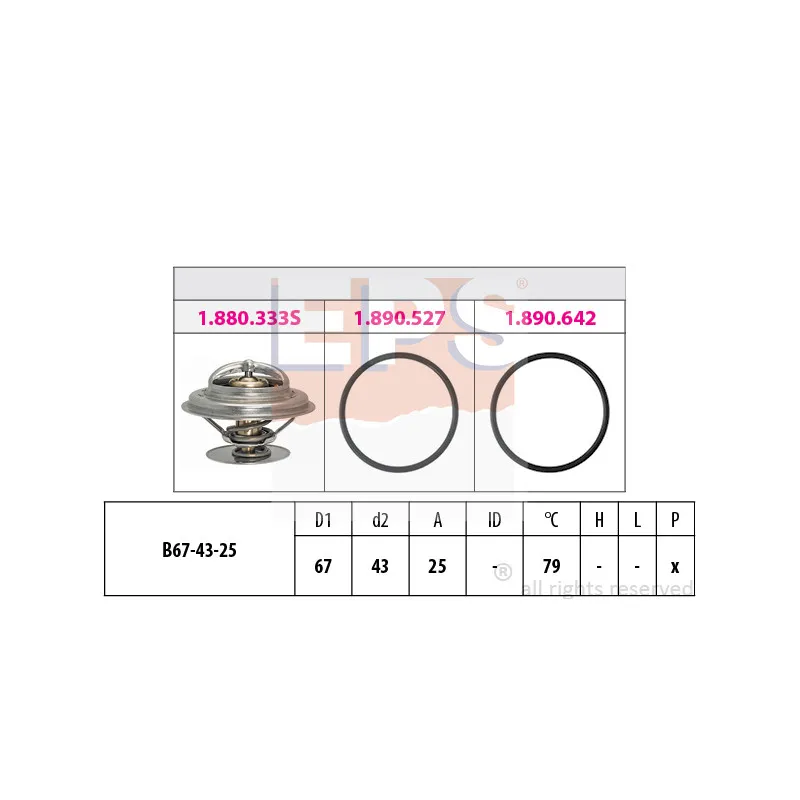 Thermostat d'eau EPS 1.880.980