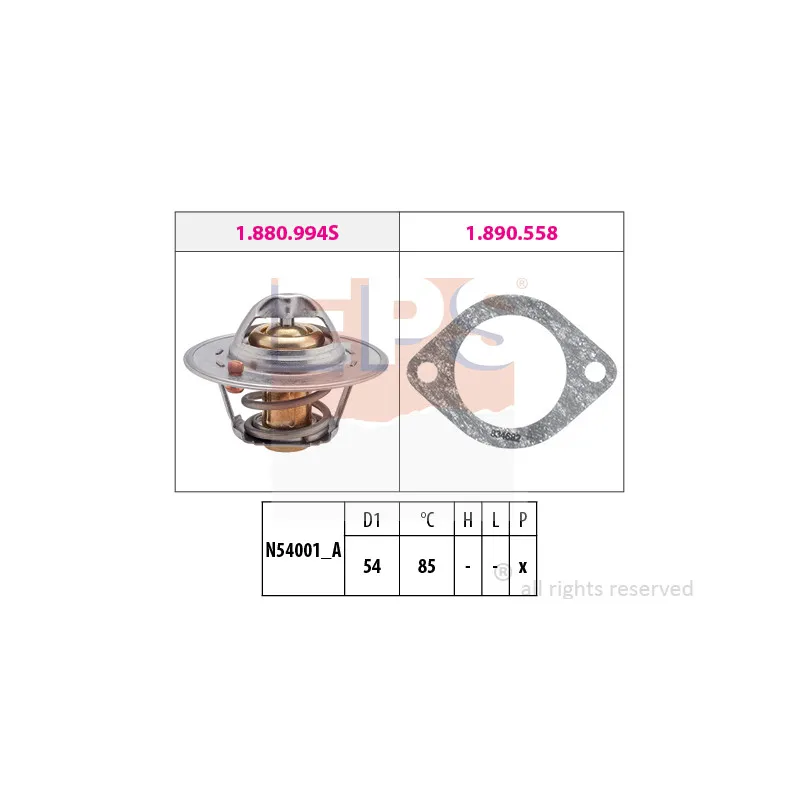Thermostat d'eau EPS 1.880.994