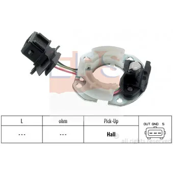 Capteur, impulsion d'allumage EPS 1.906.244