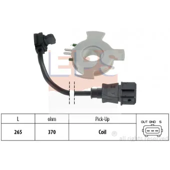 Capteur, impulsion d'allumage EPS 1.915.017
