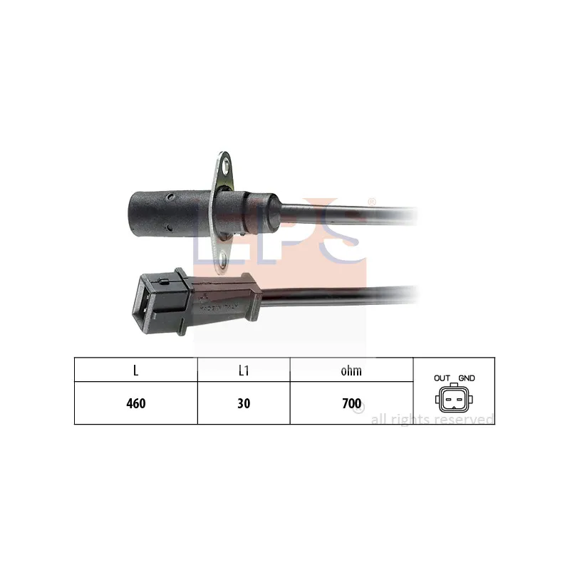 Capteur d'angle, vilebrequin EPS 1.953.001
