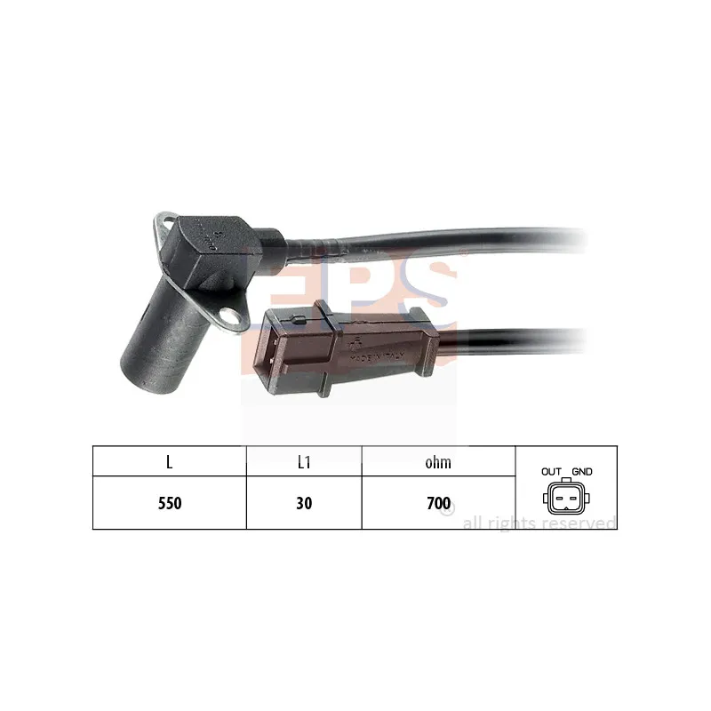 Capteur d'angle, vilebrequin EPS 1.953.002