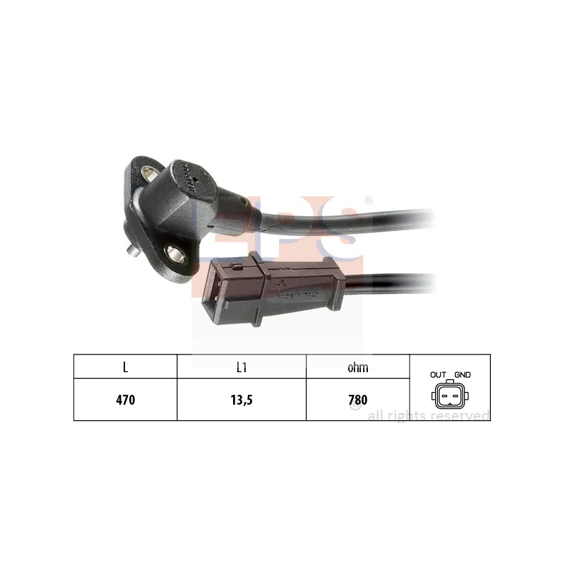 Capteur d'angle, vilebrequin EPS 1.953.003