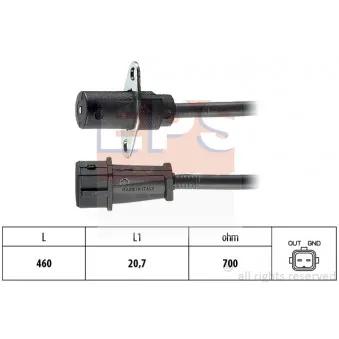 Capteur d'angle, vilebrequin EPS 1.953.005