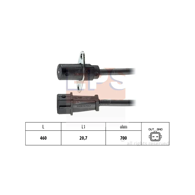 Capteur d'angle, vilebrequin EPS 1.953.005