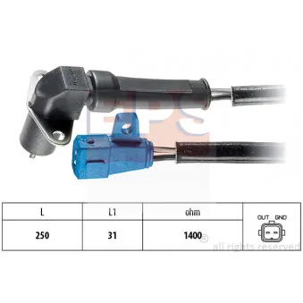 Capteur d'angle, vilebrequin EPS 1.953.006