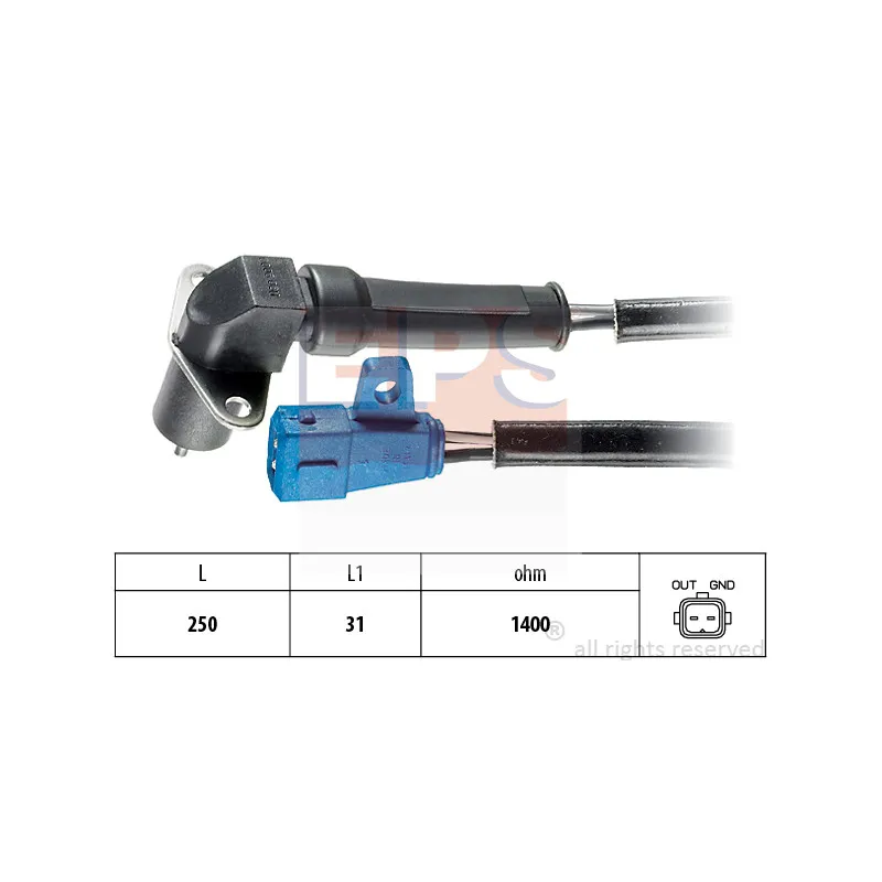 Capteur d'angle, vilebrequin EPS 1.953.006