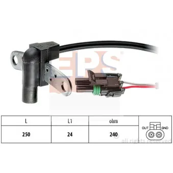 Capteur d'angle, vilebrequin EPS 1.953.008