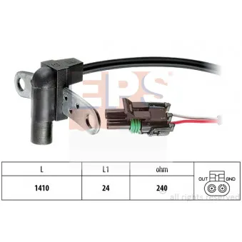 Capteur d'angle, vilebrequin EPS 1.953.011