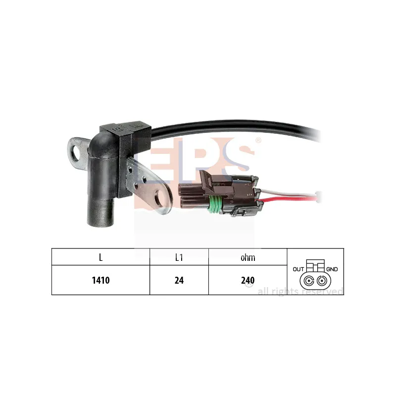 Capteur d'angle, vilebrequin EPS 1.953.011