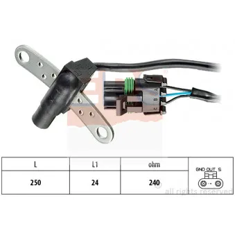 Capteur d'angle, vilebrequin EPS 1.953.013