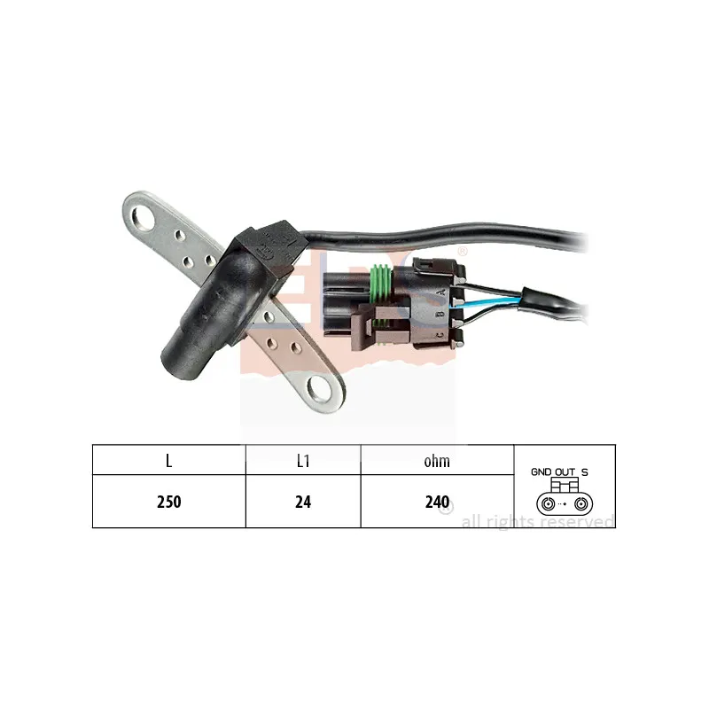 Capteur d'angle, vilebrequin EPS 1.953.013