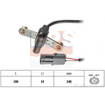 Capteur d'angle, vilebrequin EPS 1.953.019