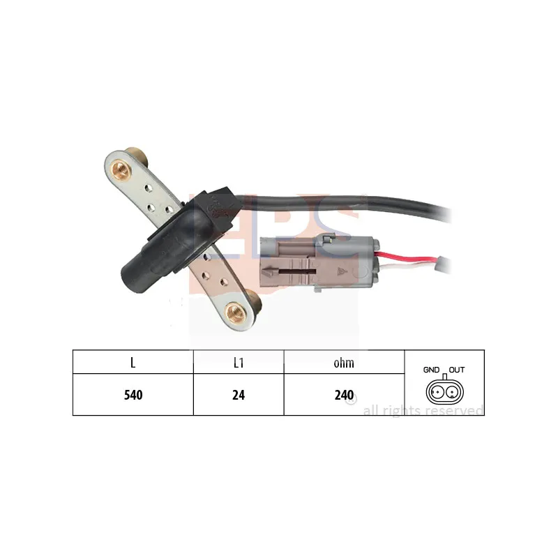 Capteur d'angle, vilebrequin EPS 1.953.020