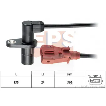 Capteur d'angle, vilebrequin EPS 1.953.021