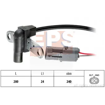Capteur d'angle, vilebrequin EPS 1.953.023