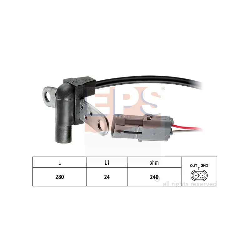 Capteur d'angle, vilebrequin EPS 1.953.023