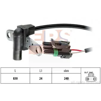 Capteur d'angle, vilebrequin EPS 1.953.026