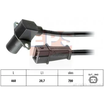 Capteur d'angle, vilebrequin EPS 1.953.030