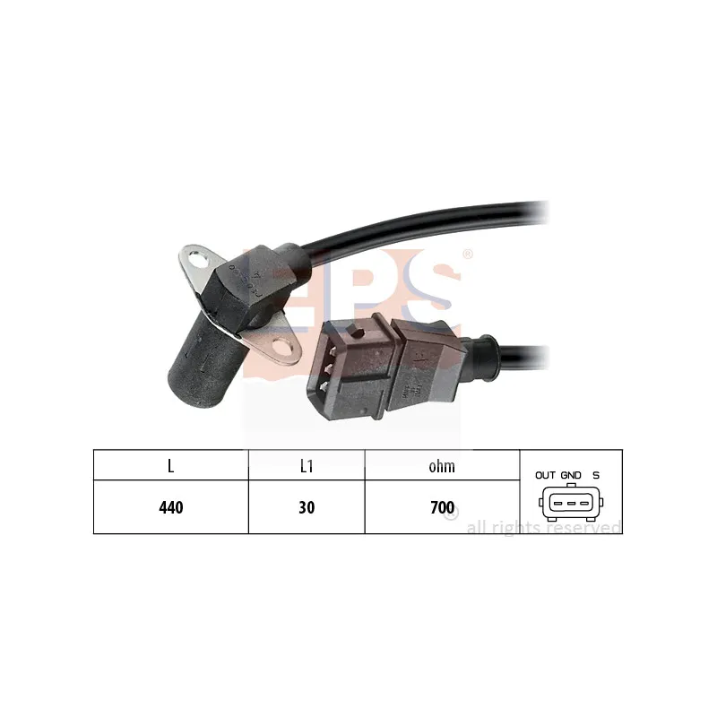 Capteur d'angle, vilebrequin EPS 1.953.032