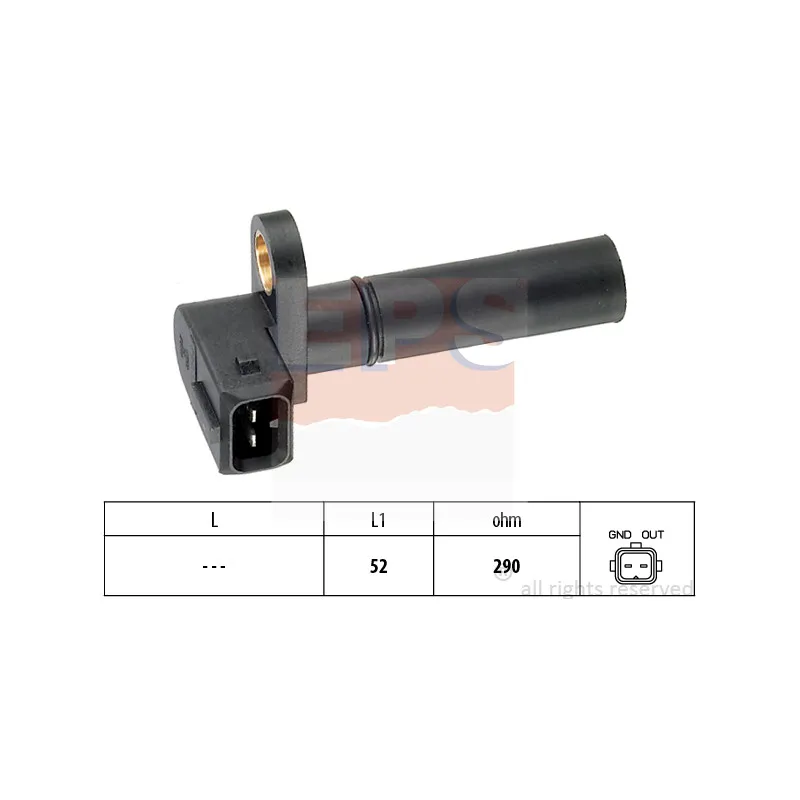 Capteur d'angle, vilebrequin EPS 1.953.035