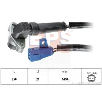 Capteur d'angle, vilebrequin EPS