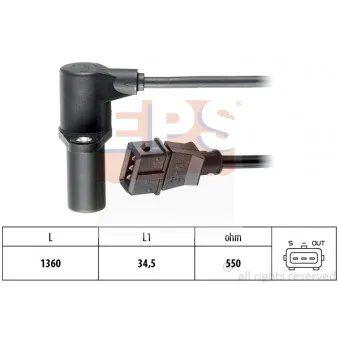 Capteur d'angle, vilebrequin EPS 1.953.040