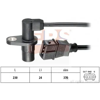 Capteur d'angle, vilebrequin EPS 1.953.044