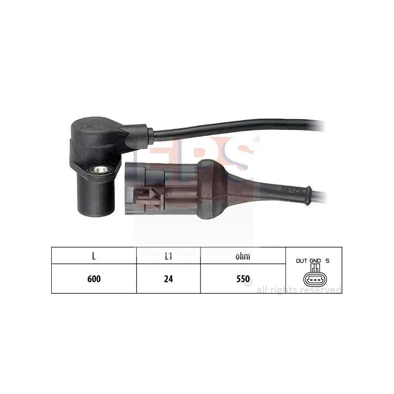 Capteur d'angle, vilebrequin EPS 1.953.047