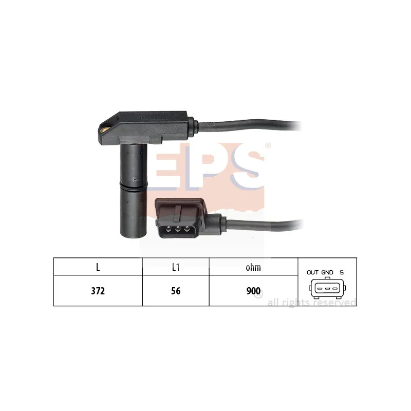 Capteur d'angle, vilebrequin EPS 1.953.048